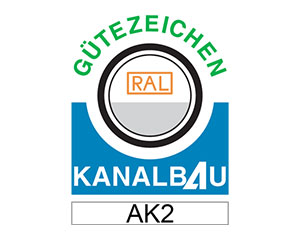 RAL Gütezeichen Kanalbau AK2